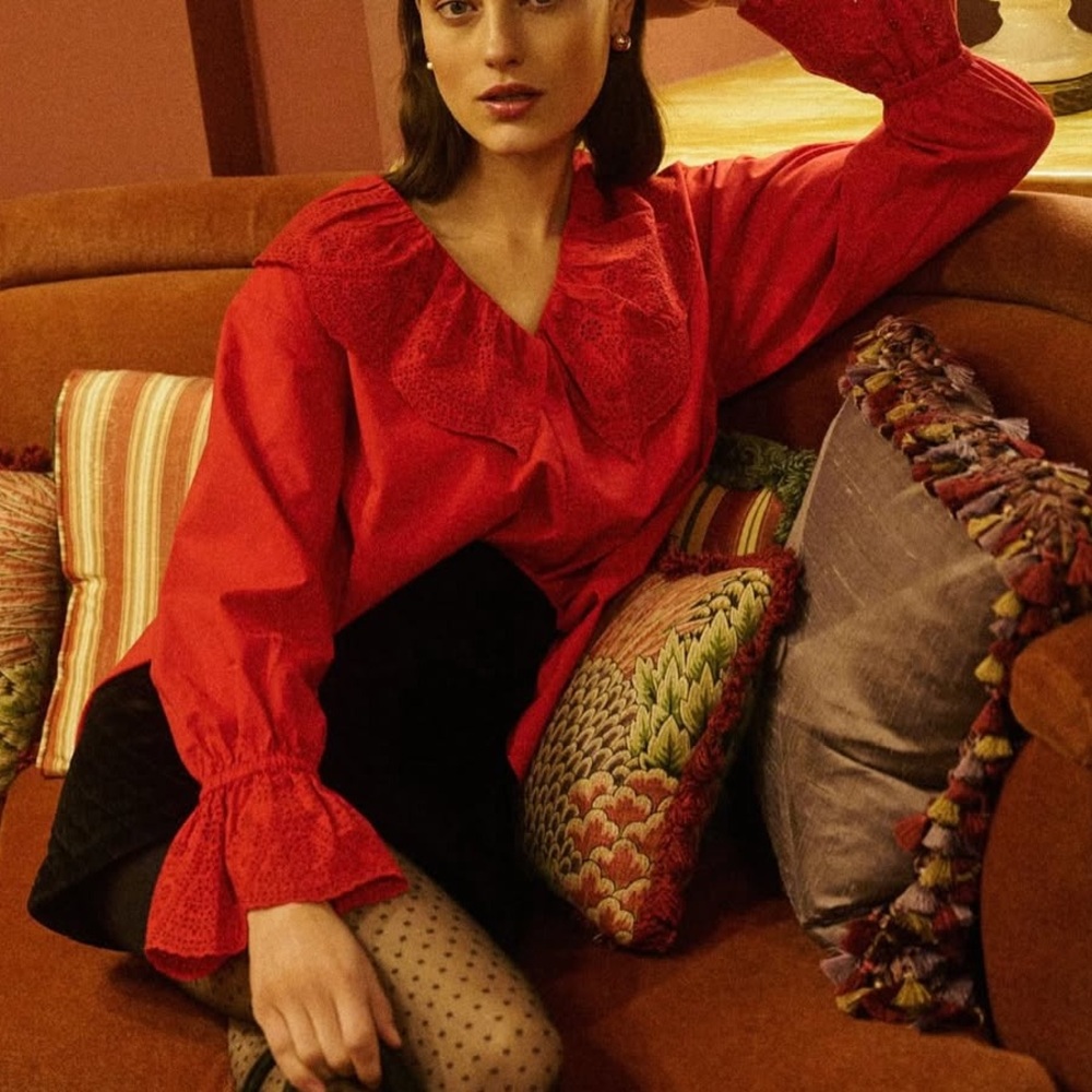 Posse Beryl Top in Ruby - Picture 5 of 11